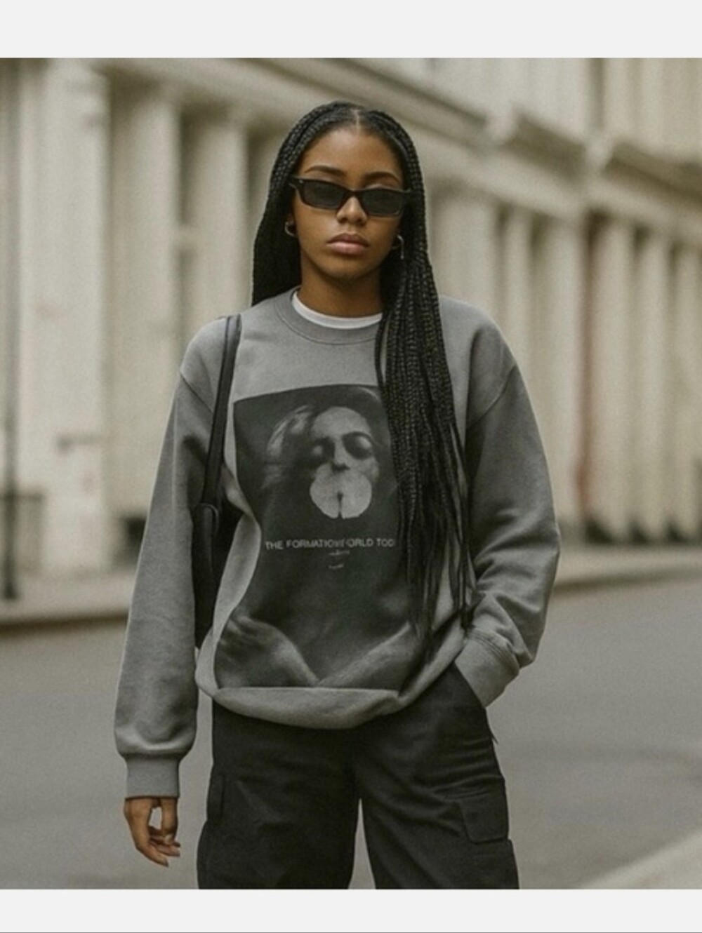 Beyonce Formation tour sweatshirt 2016. Gray black small S